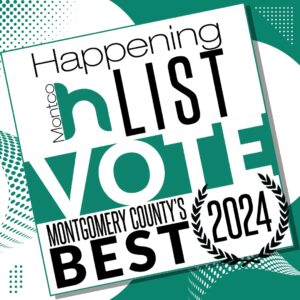 Montco Happening List Vote Badge